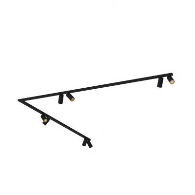 Lampa listwa MONO CORNER VIII 2X200 BLACK/GOLD (7702)
