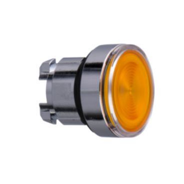 Harmony XB4 Przycisk płaski pomarańczowy samopowrotny LED metalowy karbowana bez oznaczenia ZB4BW353S SCHNEIDER (ZB4BW353S)