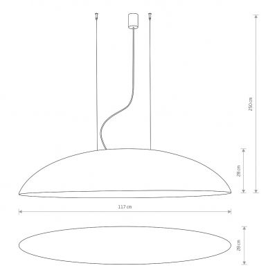 Lampa wisząca CANOE V (7926)
