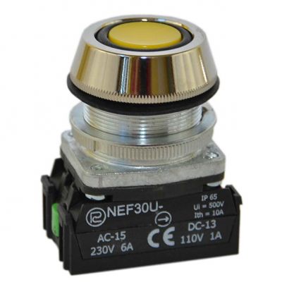 Przycisk NEF30-UKX/W3 żółty (W0-NEF30-UK X/W3 G)