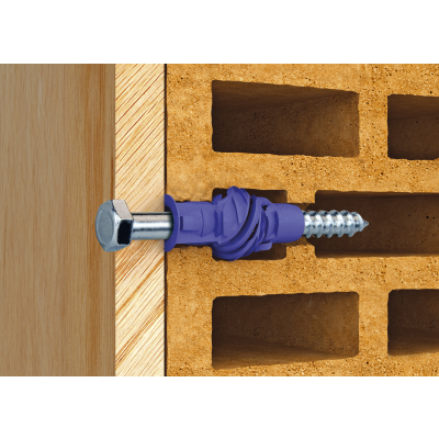 Kołek uniwersalny 4ALL 12x60mm z wkrętem sześciokątnym 8x80mm 10szt. RAWLPLUG (4ALL-12/80)