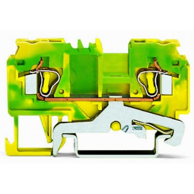 Złączka 2-przewodowa PE 4mm2 żółto-zielona 880-907 /100szt./ WAGO (880-907)