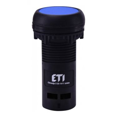 Przycisk kompaktowy z guzikiem krytym, 1NO, niebieski ECF-10-B 004771454 ETI (004771454)