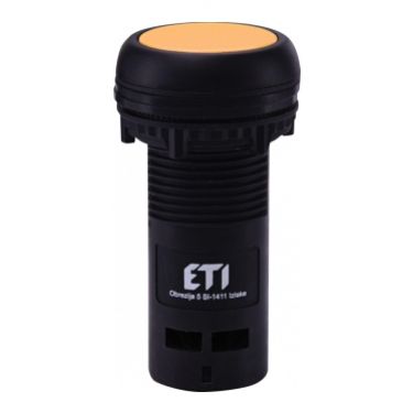 Przycisk kompaktowy z guzikiem krytym, 1NO, żółty ECF-10-Y 004771452 ETI (004771452)