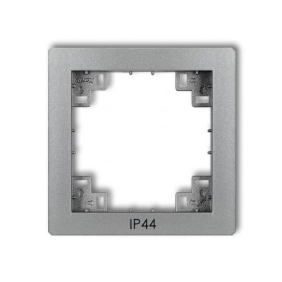 KARLIK prod. uzupełniające Ramka pośrednia do łączników IP44 srebrny metalik 7DRPH (7DRPH)