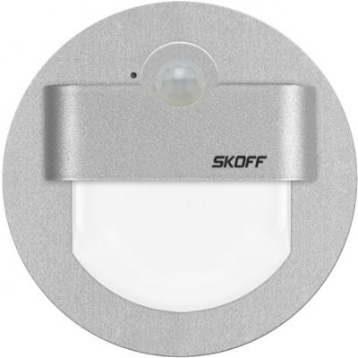 Oprawa schodowa LED Rueda LED PIR 120 Motion Sensor Light 1,0W 10V DC 6500K barwa zimna IP20 aluminium SKOFF (MJ-RUE-G-W-1-ML-ML-01)