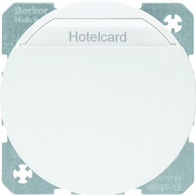 BERKER R.1/R.3 Łącznik przekaźnikowy na kartę hotelową, biały 16402089 (16402089)