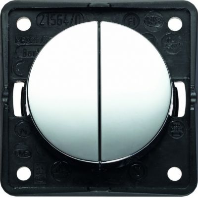 Integro Łącznik wieloklaw. przyciskowy, chrom (936752518)