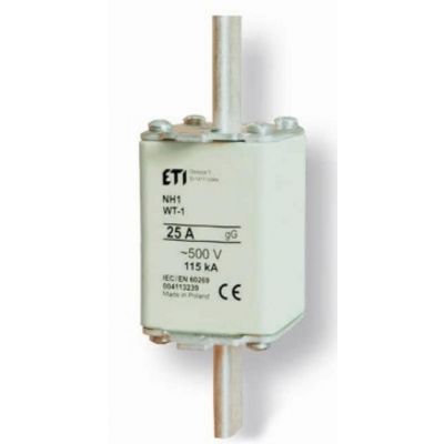 Wkładka topikowa NH zwłoczna NH1 WT-1 gG 20A 500V 004113238 ETI (004113238)