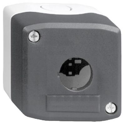 Harmony XALD Pusta kaseta sterująca 1 otwór fi22 ciemnoszara z jasnoszarą bazą plastikowa XALD01 XALD01 SCHNEIDER (XALD01)