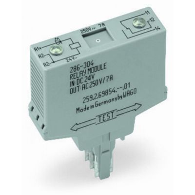 Moduł przekaźnikowy 15mm 230V AC/DC 1p 286-508 WAGO (286-508)