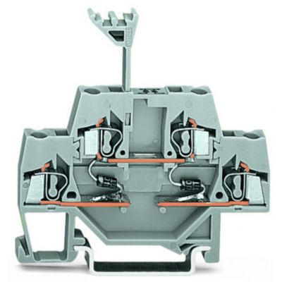 Dwupiętrowa złączka diodowa 2,5mm2 280-941/281-490 /50szt./ WAGO (280-941/281-490)