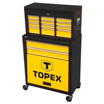Szafka narzędziowa 2 szuflady duża półka nadstawka TOPEX 79R500 GTX (79R500)