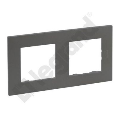 Niloe Step Ramka Podwójna 2X- Kolor Stalowy 863492 LEGRAND (863492)