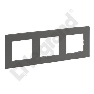 Niloe Step Ramka Potrójna 3X- Kolor Stalowy 863493 LEGRAND (863493)