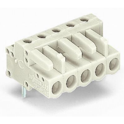 Gniazdo MCS-MIDI Classic 3-biegunowe jasnoszare raster 5mm 722-233 /100szt./ WAGO (722-233)