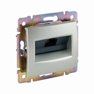 Valena - Gniazdo 1Xrj45 Kat. 6 Ftp Aluminium 770232 LEGRAND (770232)