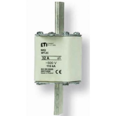 Wkładka topikowa NH zwłoczna NH2 WT-2C gG 100A 500V 004114227 ETI (004114227)