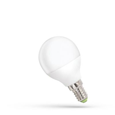 Żarówka LED E14 kulka 4W barwa ciepła 3000K Spectrum (WOJ+14504)
