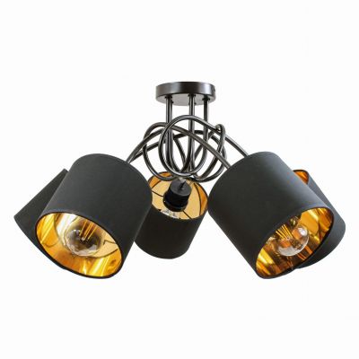 Lampa wisząca VIGO 5P max.5x60W E27 czarna (AD-LD-6357BE27T)