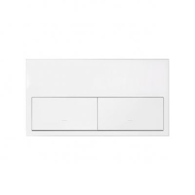 Simon 100 Panel 2-krotny: 2 klawisze biały mat 10020201-230 (10020201-230)