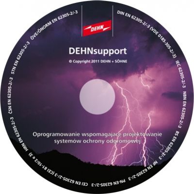 DEHNsupport - program wspomagający projektowanie instalacji odgromowych zgodnie z normą EN/IEC 62305 (199999)