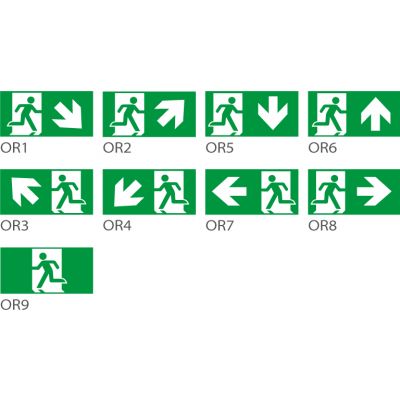 Piktogram schody / wyjście w lewo w dół do ORION - OR4 INTELIGHT (39981)