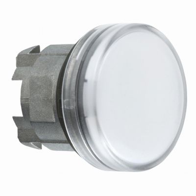 Harmony XB4 Napęd lampki sygnalizacyjnej biała LED metalowa karbowana ZB4BV013S SCHNEIDER (ZB4BV013S)