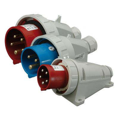 32A 400V 3P+N+PE Wtyk odbiornikowy stały IP67 EPH 3253 004482071 ETI (004482071)