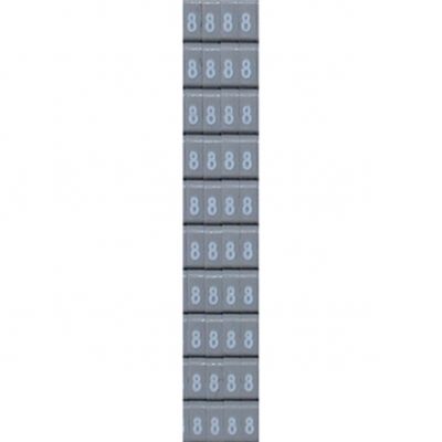 Znacznik 4,0 x 6,0mm2 z nadrukiem (Numer 8)  [za 400 sztuk] (T0-9950-1150111)