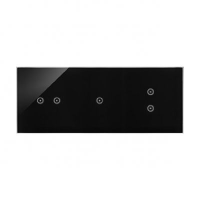Simon 54 Touch Panel dotykowy S54 Touch 3 moduły 2 pola dotykowe poziome + 1 pole dotykowe + 2 pola dotykowe pionowe zastygła lawa DSTR3213/73 KONTAKT (DSTR3213/73)