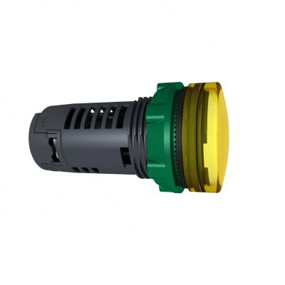 Harmony XB5 Monolityczny wskaźnik świetlny żółty LED 230/240 V AC plastikowy XB5EVM8 SCHNEIDER (XB5EVM8)