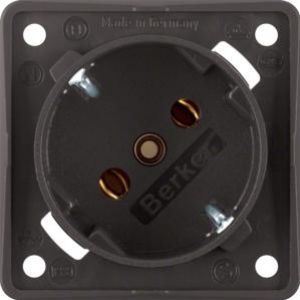 Integro Flow Gniazdo SCHUKO 45°, mechanizm, brąz (841852521)