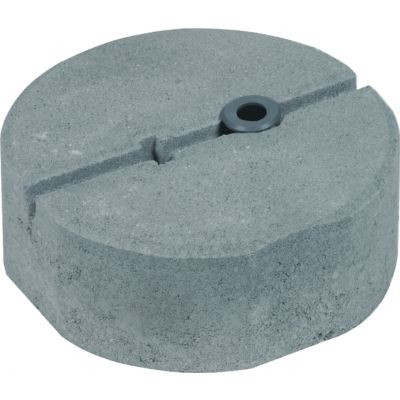 Podstawa betonowa z adapterem gwintu M16, B55 8,5 kg, fi 240 mm (102003)
