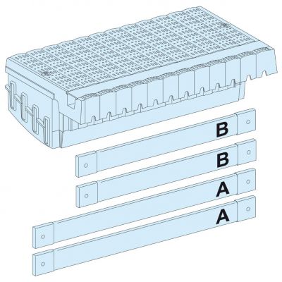 Rozdzielnice PrismaSet blok rozdzielczy Polypact wtykowy z przyłączami 4P SCHNEIDER (LVS04406)