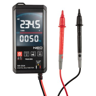 Multimetr miernik cyfrowy True RMS NCV 600 V NEO TOOLS 94-004 (94-004)