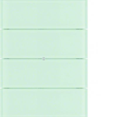 BERKER B.IQ Przycisk poczwórny standard szkło białe 75164090 HAGER (75164090)