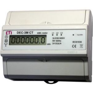 Wskaźnik zużycia energii 3-fazowy z modbus DEC-3MOD CT 004804055 ETI (004804055)