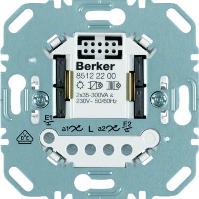 BERKER one.platform Elektroniczny sterownik załączający podwójna mechanizm 85122200 (85122200)