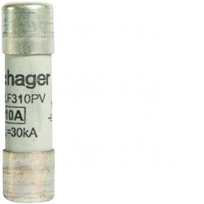Wkładka bezpiecznikowa cylindryczna CH-10 10x38mm gPV 10A 1000VDC LF310PV HAGER (LF310PV)