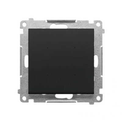 Simon 55 SWITCH – Sterownik przyciskowy oświetleniowy pojedynczy sterowany smartfonem Czarny mat TEW1W.01/149 KONTAKT (TEW1W.01/149)