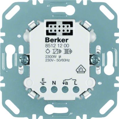 BERKER one.platform Przekaźnikowy sterownik załączający mechanizm 85121200 HAGER (85121200)