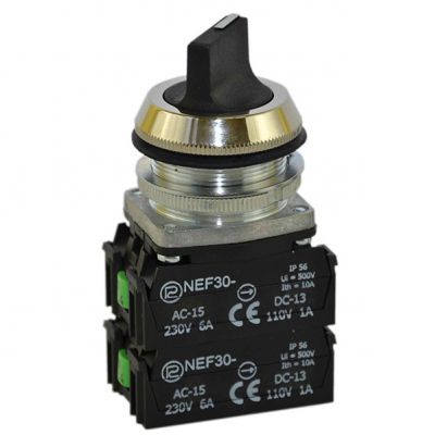 Przycisk NEF30-P3X/W3 czarny (W0-NEF30-P 3X/W3 S)