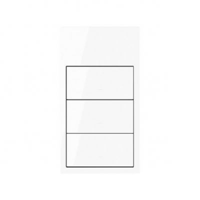 Simon 100 Panel 2-krotny pion: 3 klawisze biały 10020215-130 (10020215-130)