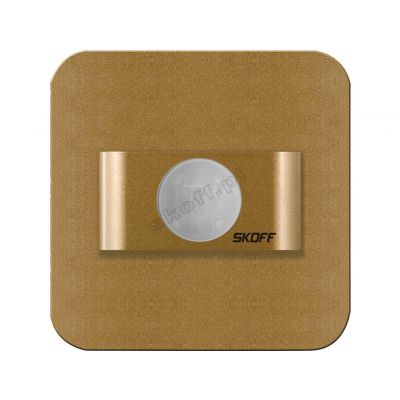 Czujnik ruchu Salsa PIR 120 Motion Sensor 0,2W 10V DC IP20 mosiądz mat  SKOFF (MC-SAL-M-0-1-ML-ML-01)