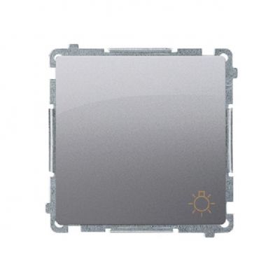 Simon Basic Przycisk światło 16A 250V zaciski śrubowe stal inox BMS1A.01/21 KONTAKT (BMS1A.01/21)