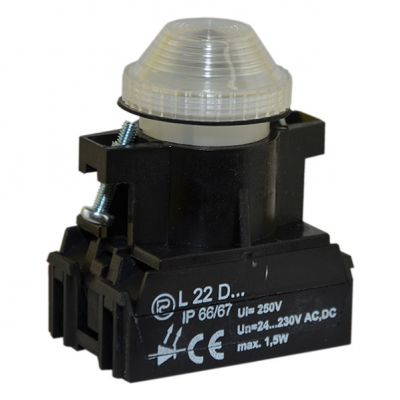Lampka L22W/24V bezbarwna (W0-L-L22W/24V B)