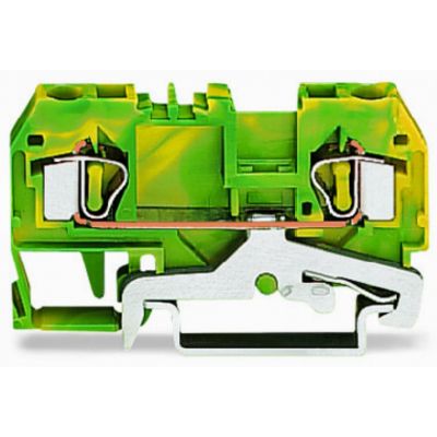 Złączka PE 2-przewodowa Ex 4mm2 żółto-zielona 281-907/999-950 /50szt./ WAGO (281-907/999-950)