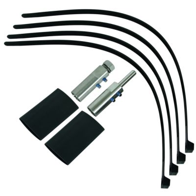 Zestaw montażowy do HVI long 20 mm, czarny, 2 głowice, 2 opaski termokurczliwe, 4 opaski kablowe (819146)