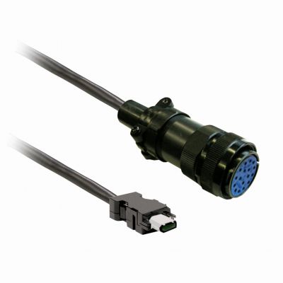 Kabel enkoderowy 3m ekranowany Złącze MIL for BCH2.H/.M/.R CN2 plug VW3M8D2AR30 SCHNEIDER (VW3M8D2AR30)